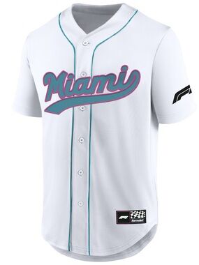 Formula 1 Miami Franchise Baseball Jersey -NWT